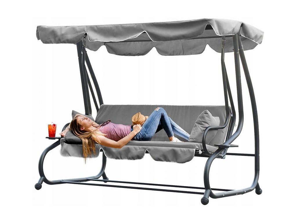 ZÁHRADNÁ Hojdačka VENEZIA Sivá