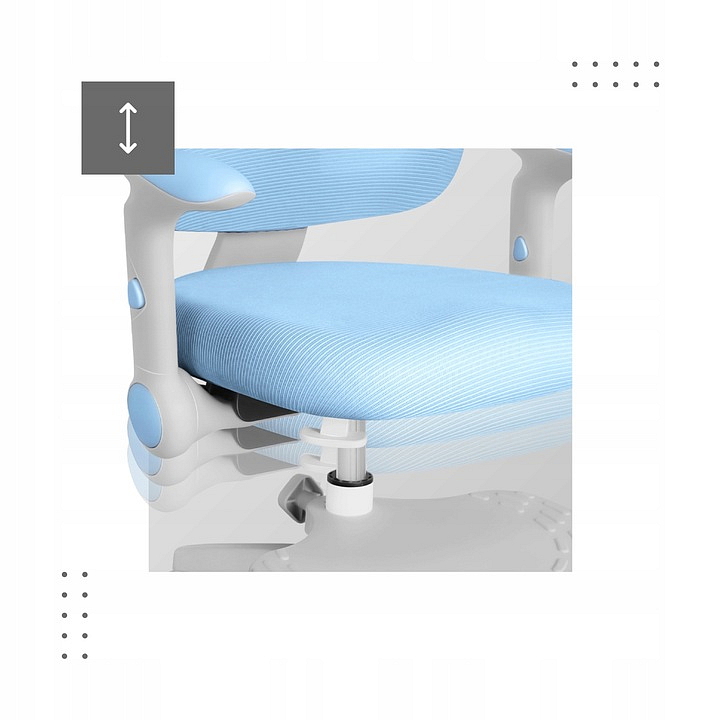 Detská stolička Mark Adler JUNIOR 5.0 Modrá