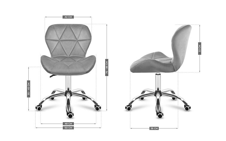 Kancelářská židle Mark Adler Future 3.0 Šedá Velur