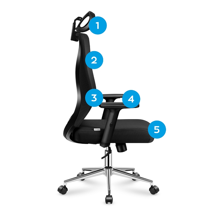 Kancelárska stolička MARK ADLER MANAGER 3.5 Black