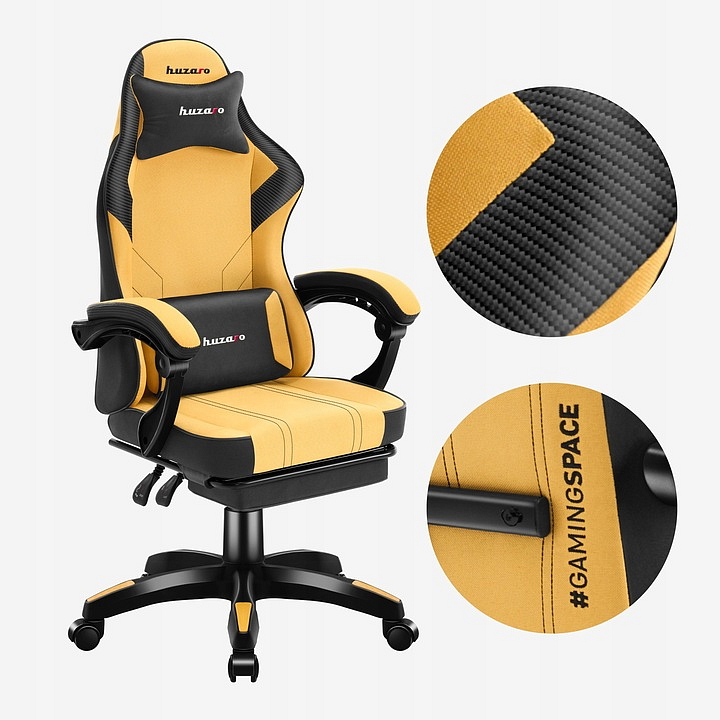 Herní židle Huzaro Force 3.7 Yellow/Žlutá