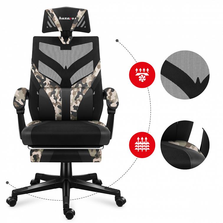 Scaun gaming HUZARO COMBAT 5.0 CAMO