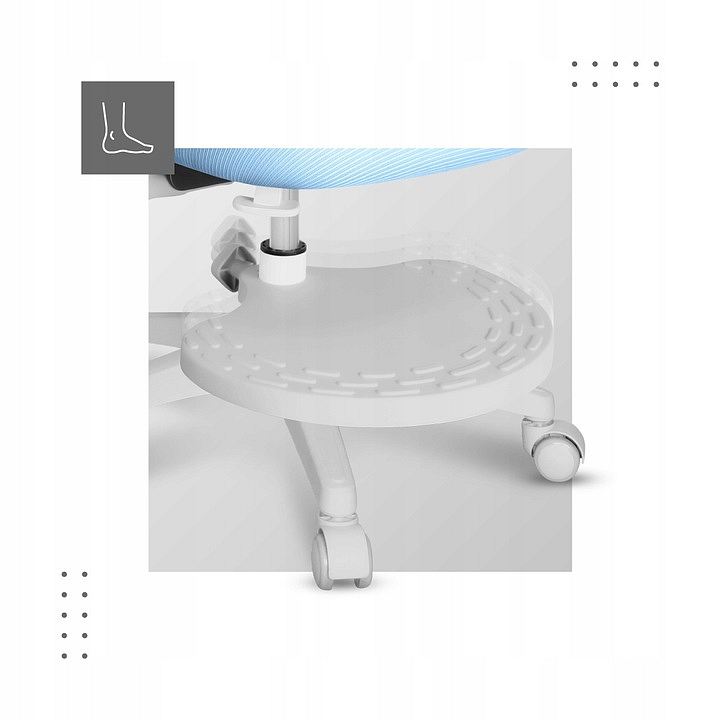 Detská stolička Mark Adler JUNIOR 5.0 Modrá