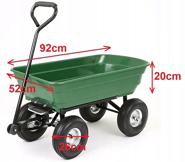 Záhradný vozík, nosnosť 350kg
