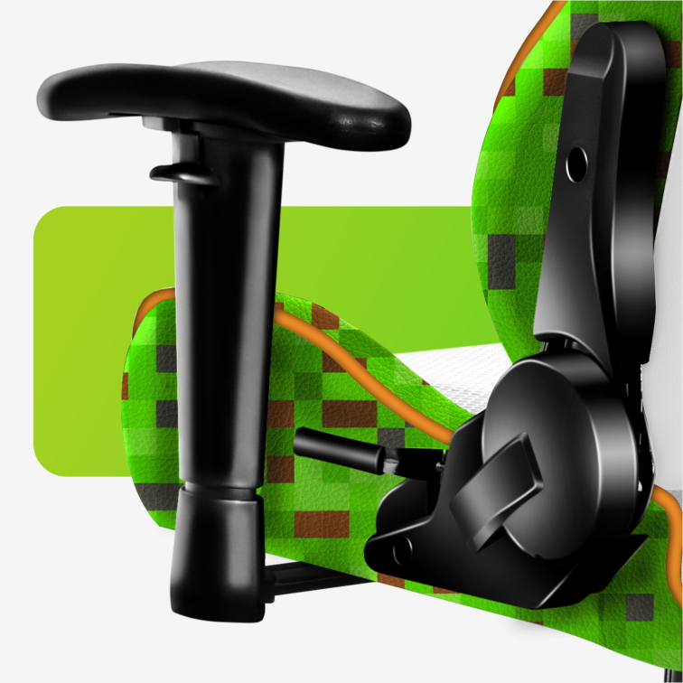 Detská herná stolička HUZARO RANGER 6.0 PIXEL MESH WHITE