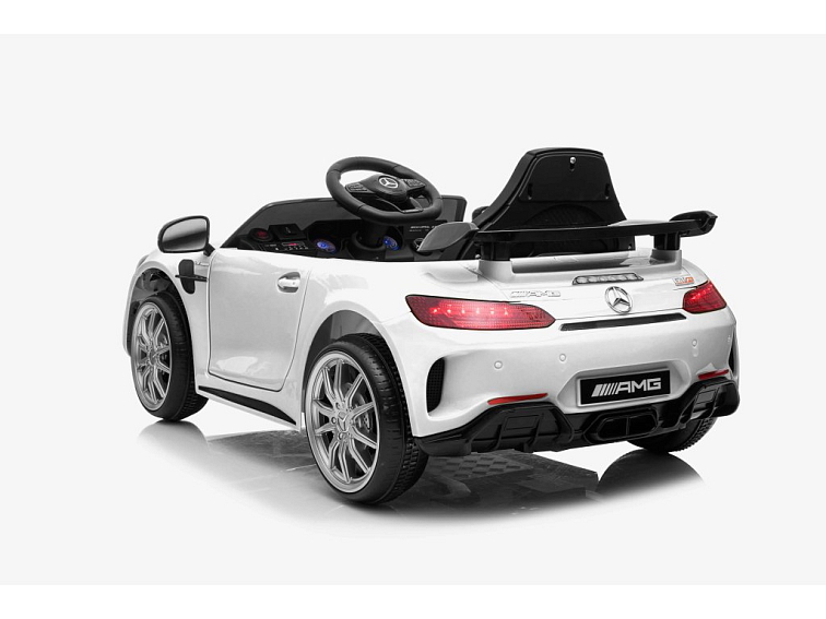 Elektrické autíčko Mercedes AMG GTR Biele