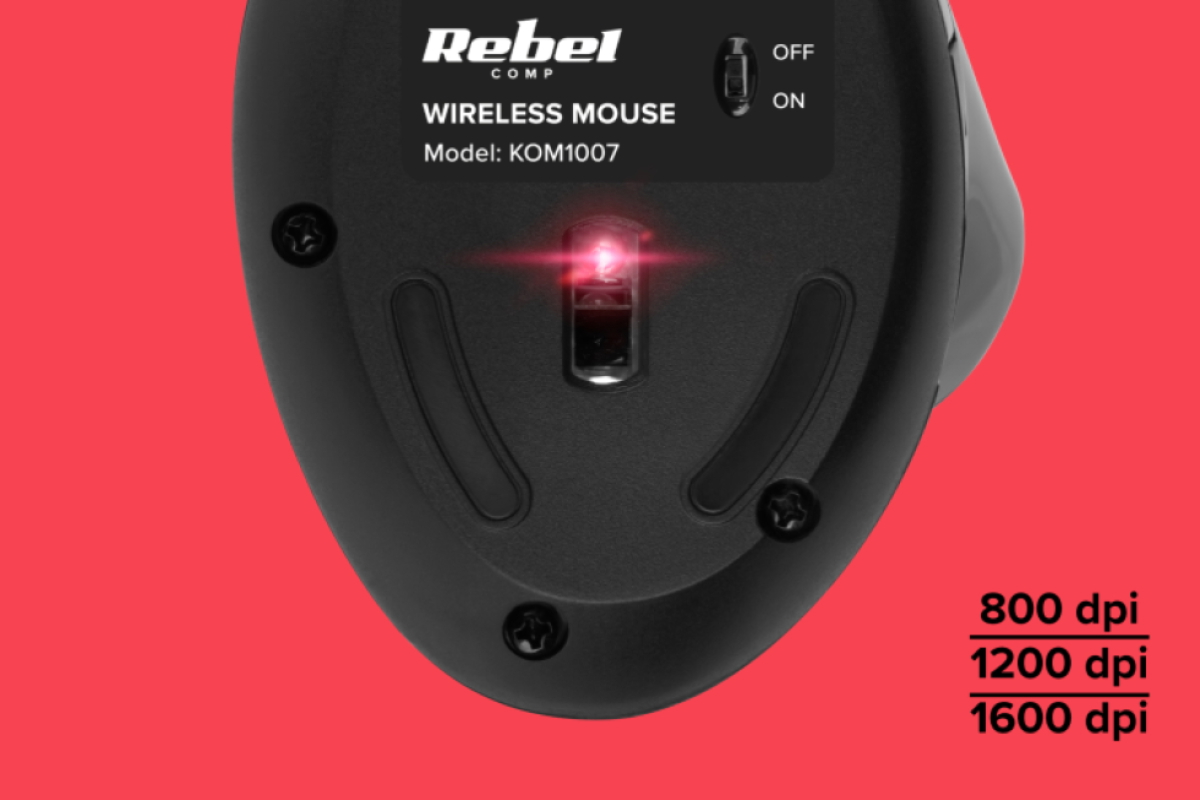 Bezdrôtová vertikálna myš Rebel WM500