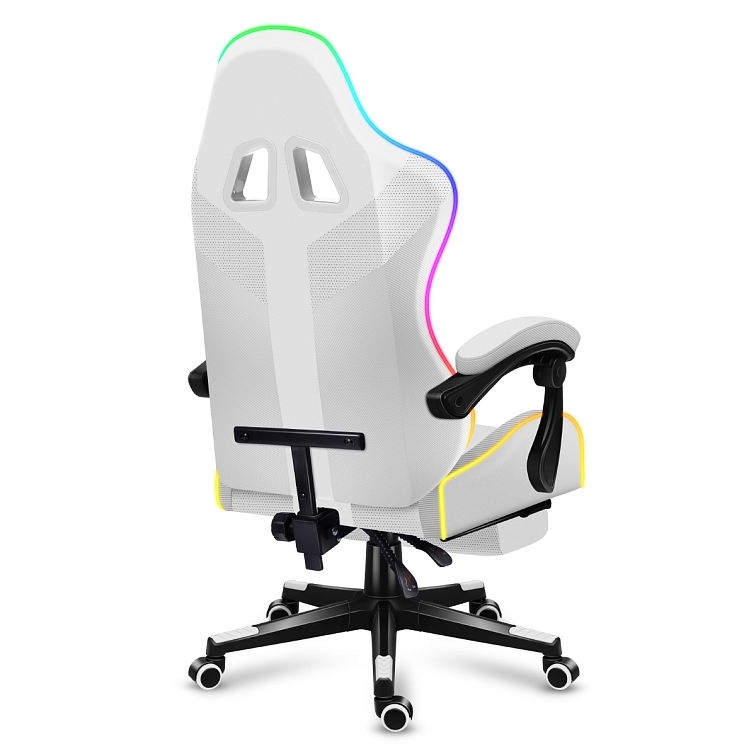 Herní židle HUZARO Force 4.7 WHITE RGB