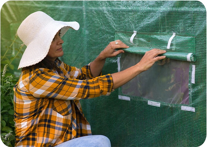 Zahradní fóliovník 2x3 s UV filtrem Zelený