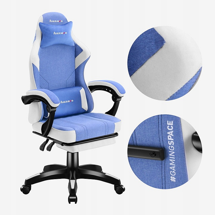 Herná stolička Huzaro Force 3.7 Blue/Modrá