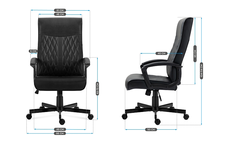 Kancelárska stolička HUZARO BOSS 3.2 Black