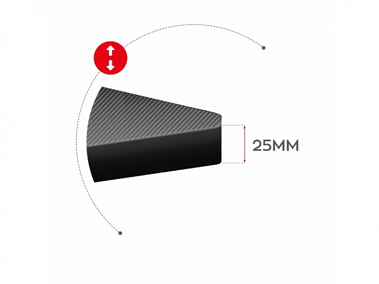 Herný stôl HUZARO HERO 5.0 BLACK
