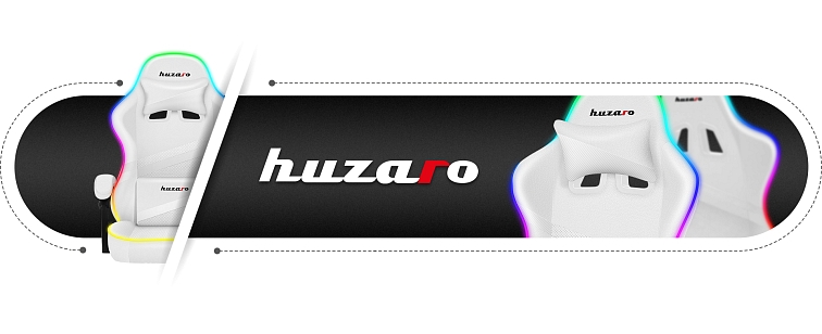 Huzaro Force 4.4 RGB fehér játékszék
