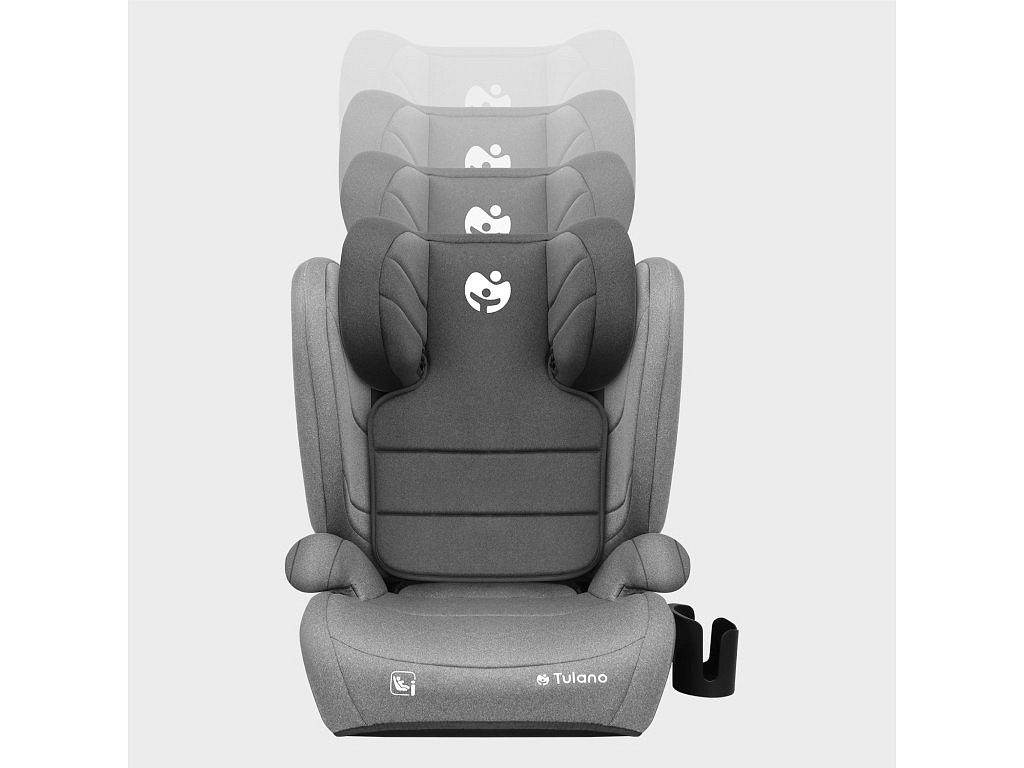 Autosedačka Tulano Joy 35 Grey ISOFIX 100-150cm I-Size