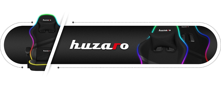 Huzaro Force 4.4 RGB fekete játékszék