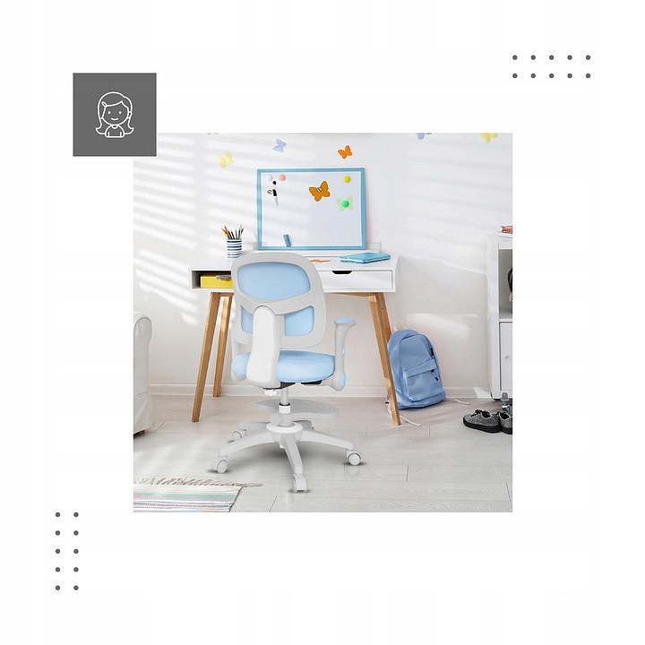 Detská stolička Mark Adler JUNIOR 5.0 Modrá