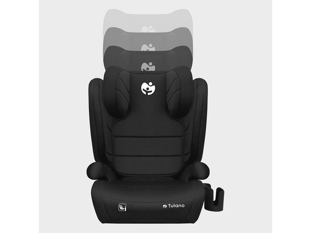 Autosedačka Tulano Joy 35 Black ISOFIX 100-150cm I-Size