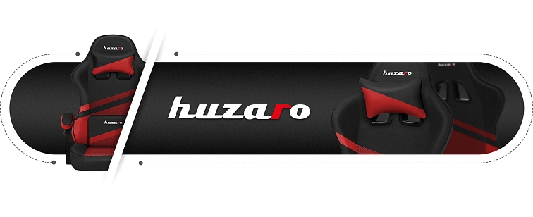 Huzaro Force 4.4 Red Mesh játékszék