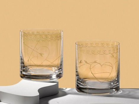 Sklenice Arcum et Sagitta 410 ml, sada 2 ks