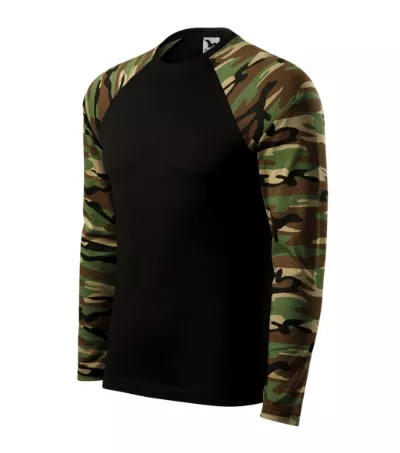 Unisex tričko Camouflage LS