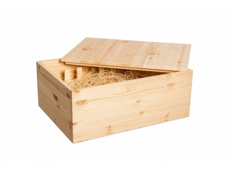 Dřevěná bedýnka na 12 lahví