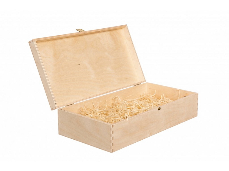 Dřevěná dárková kazeta na dvě láhve vína