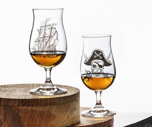 Sklenice na likér Bucaneer, sada 2 ks