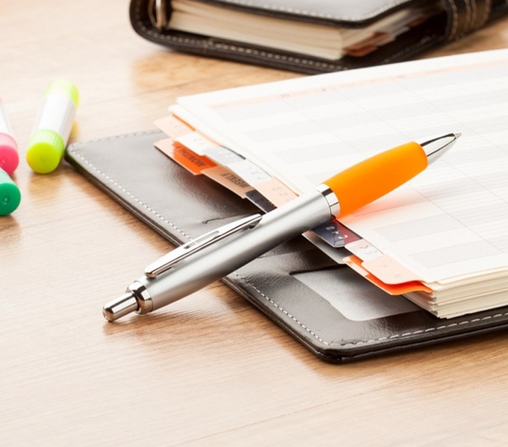 Sklenička Lara 250 ml, taštička a propiska s potiskem