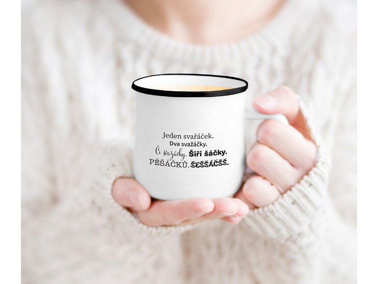Hrneček s potiskem "Svařáček"