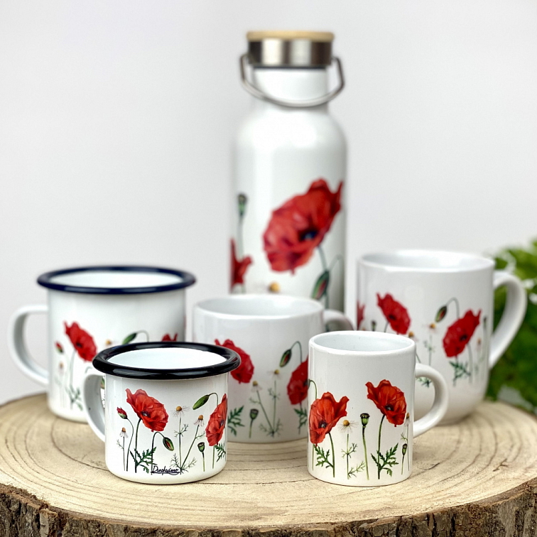 Cappuccino kávový hrnek 180 ml - Vlčí mák