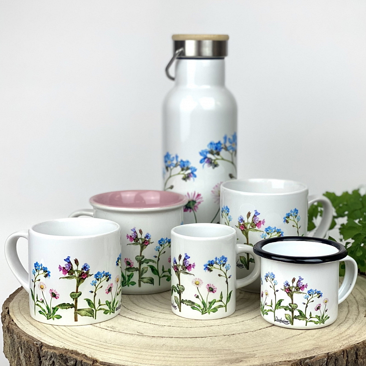 Cappuccino kávový hrnek 180 ml - Pomněnka