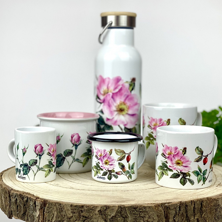 Cappuccino kávový hrnek 180 ml - Růže