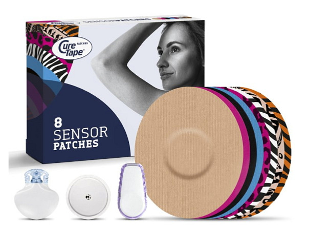 Ochranné náplasti na senzor MIX BAREV CureTape® 8 ks