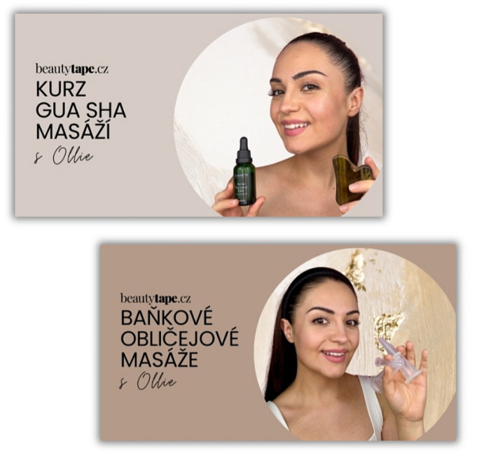 110minutový webinář kosmetického tejpování + Ebook
