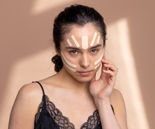 Online kurz kosmetického tejpování + Ebook + CureTape® Beauty