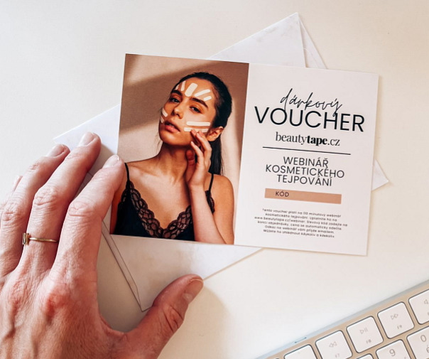 Voucher online kurz kosmetického tejpování + Ebook
