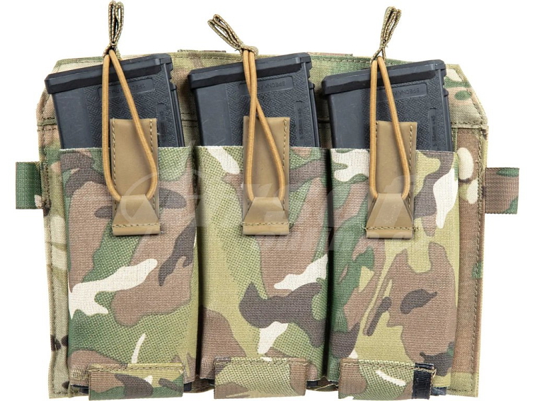 Přední panel FP19 na taktickou vestu s trojitou sumka pro M4 - Multicam, PEW Tactical