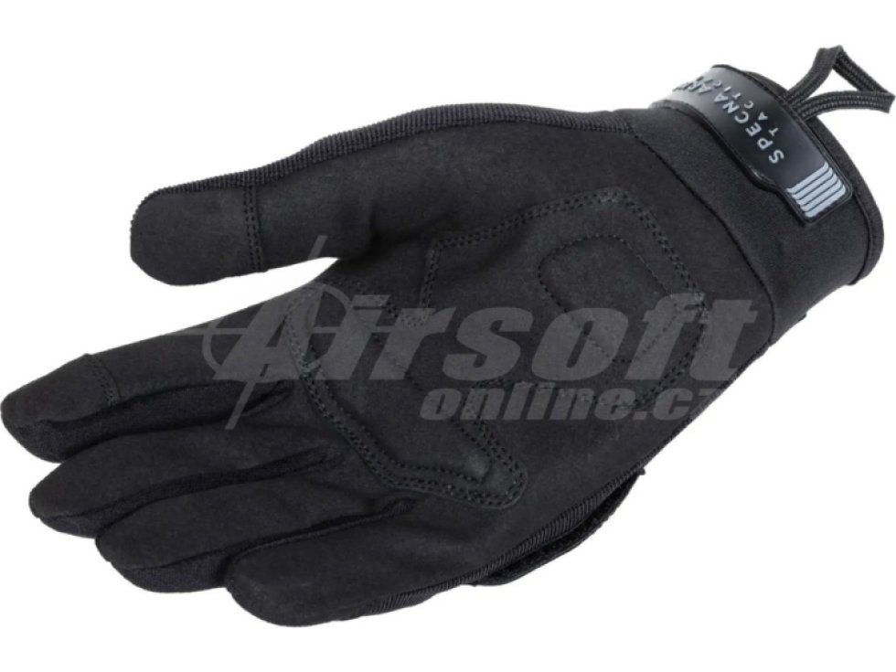 Taktické rukavice SATAC VANGUARD™ - černé, Specna Arms