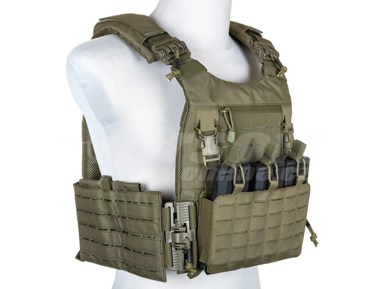 Taktická vesta / nosič plátů QR - olivová, Specna Arms