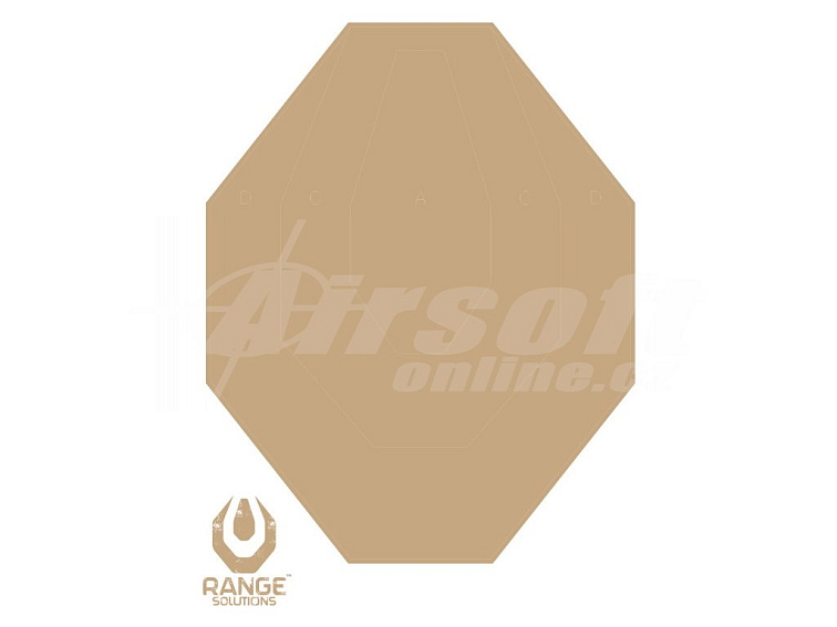 Střelecké terče IPSC RS - 50ks, Range Solutions