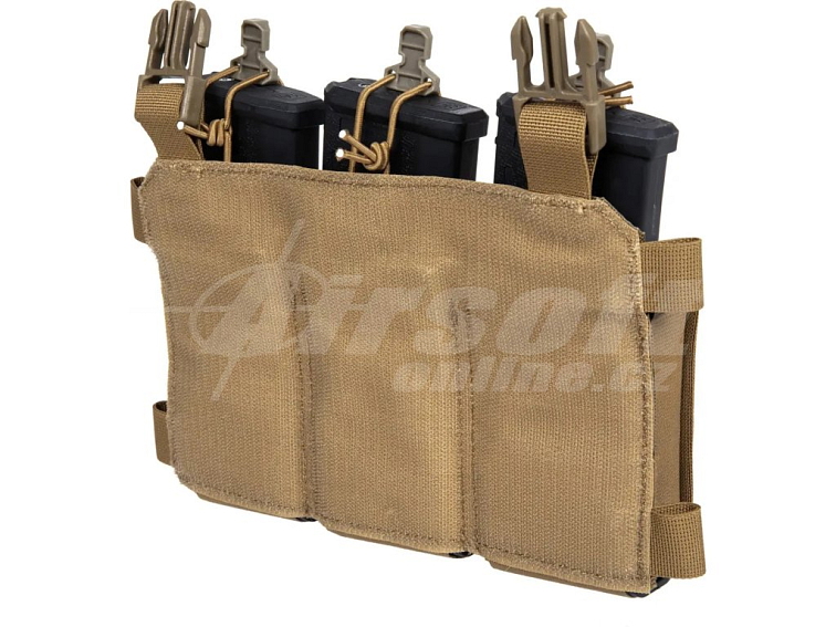 Otevřená zásobníková sumka pro 3x M4 na suchý zip - Coyote Brown, Primal Gear