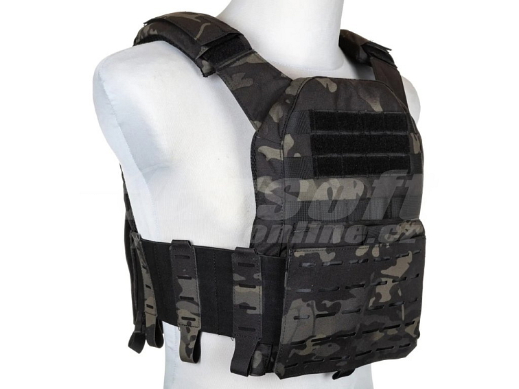 Taktická vesta / nosič plátů Advanced - Multicam Black, Specna Arms