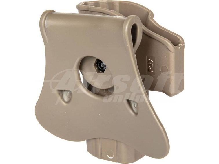 Opaskové polymerové pouzdro Per-Fit™ pro CZ P-07/P-09 - pískové FDE, Amomax