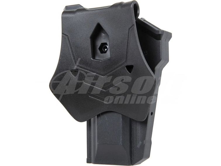 Opaskové pouzdro / holster pro M9 s kolimátorem - pro praváky, černé, Amomax