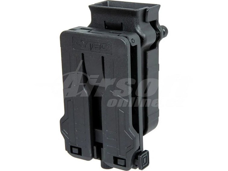 Univerzální pistolová sumka na opasek/MOLLE - černá, Amomax