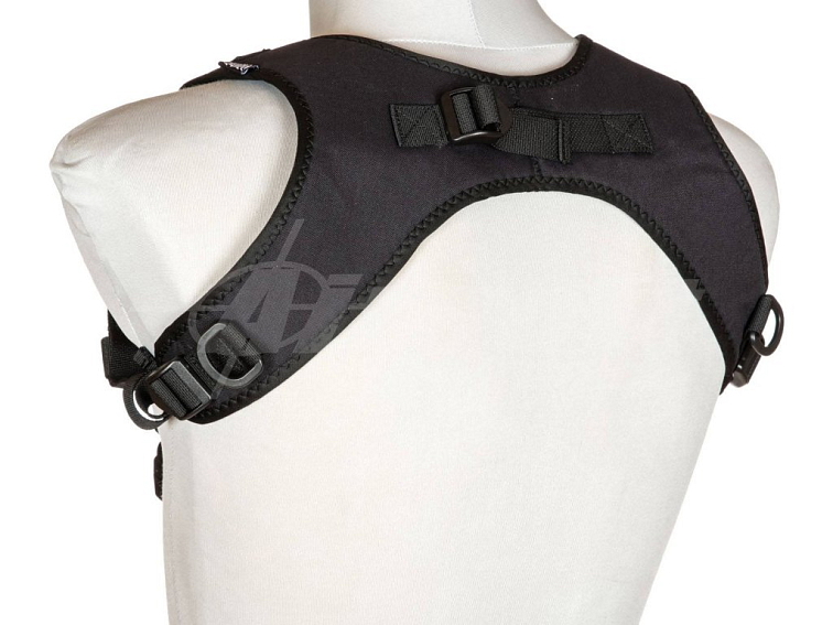 Jednobodový popruh se šráky Tacotherium - černý, Primal Gear