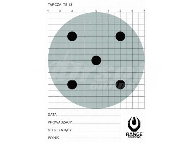 Střelecký terč TS-13 - 100ks, Range Solutions