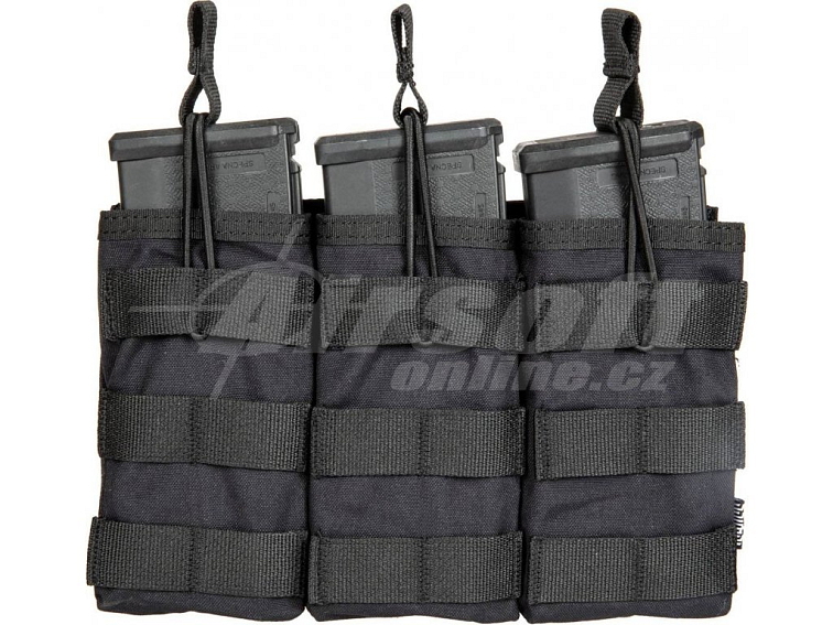 Trojitá zásobníková sumka Koga pro M4 na Molle - černá, Primal Gear