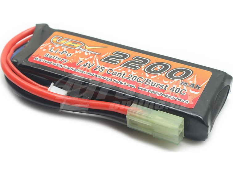 Li-Pol akumulátor VB Power 7,4V 2200mAh 20C
