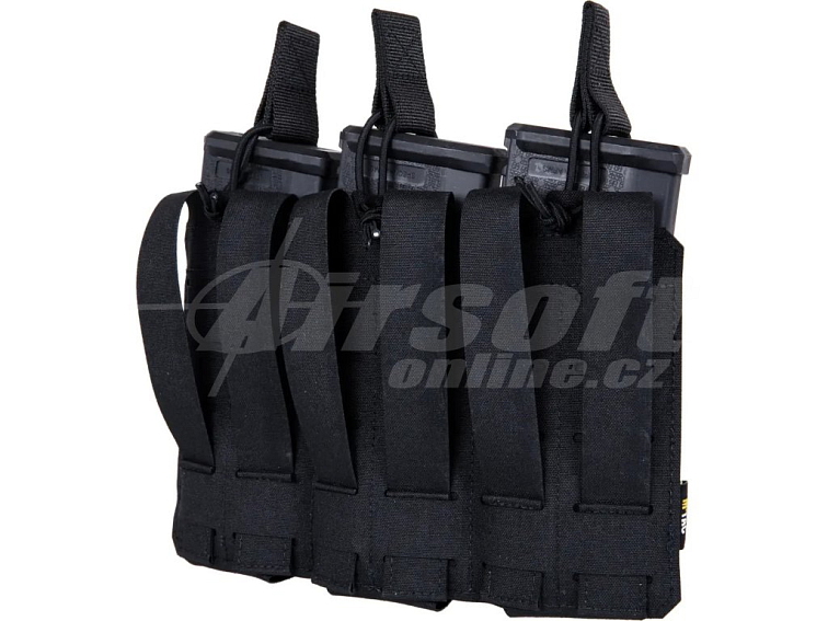 Flexibilní sumka Laser Cut pro 3x M4/AK na MOLLE - černá, M-Tac